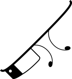 Google Glass Outline Svg Vector, Free Vectors File